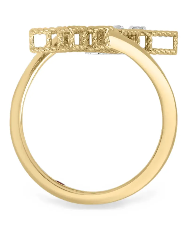 Roberto Coin Women's 18kt Yellow Gold Diamonds Rings Aw26 W Gold