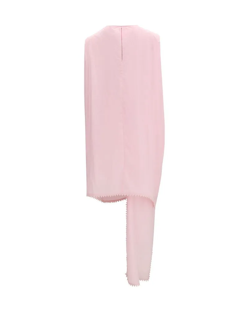 Jacquemus Women's Multicolor Cotton Casual Dress Pink