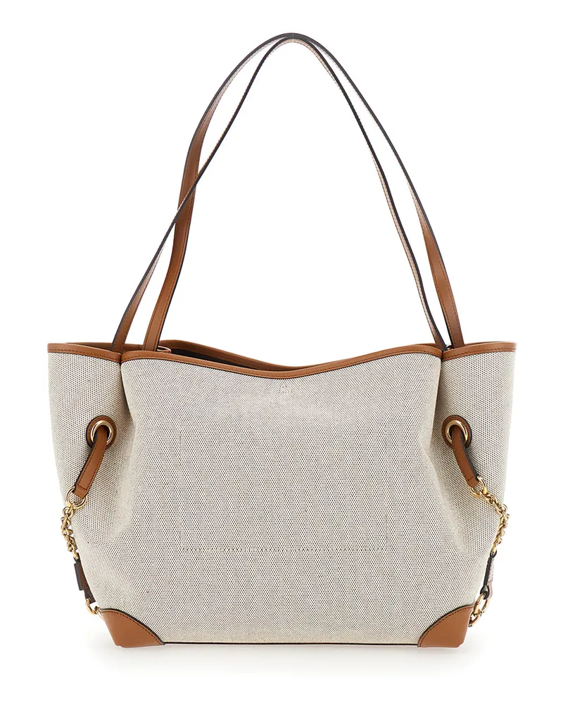 Chloé Women's Tote Bag Clover Brown Cotton Brown