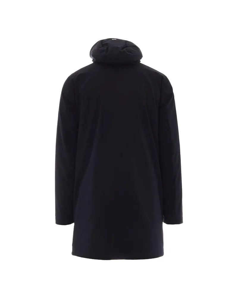 Herno Padded Hooded Coat — Navy Navy