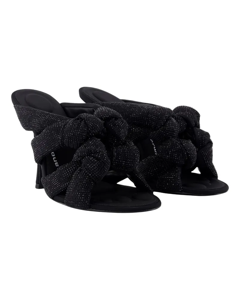 Alexander Wang Women's Delvy 105mm Sandals -  Nylon Black Shoes Black