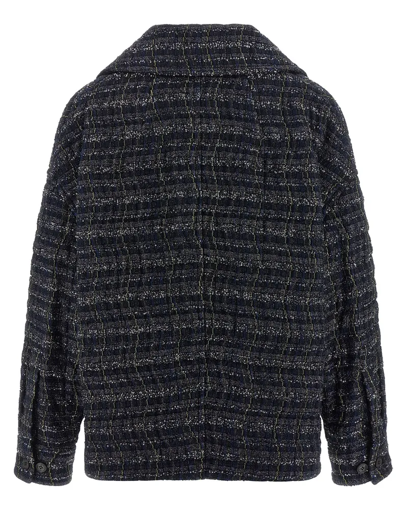 Missoni Women's Blue Viscose Coat Clothing Blue