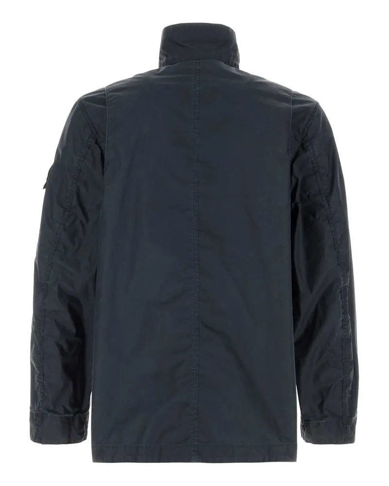 Stone Island Men's Navy Blue Polyester Blend Jacket Navyblue Exterior: Cotton Giubbini Navy