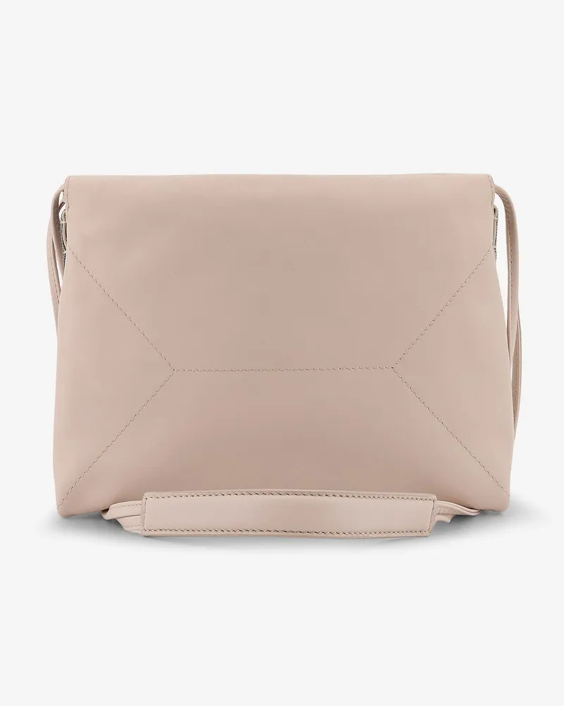Brunello Cucinelli Women's Duo Leather Shoulder Bag Beige Beige