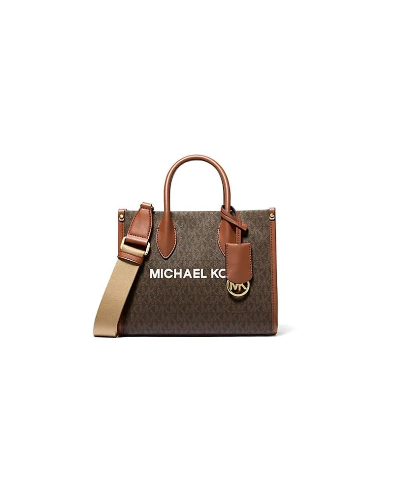 Michael Kors Women's Crossbody Bag Brown 89.coated Canvas - Crossbody-Bags Brown