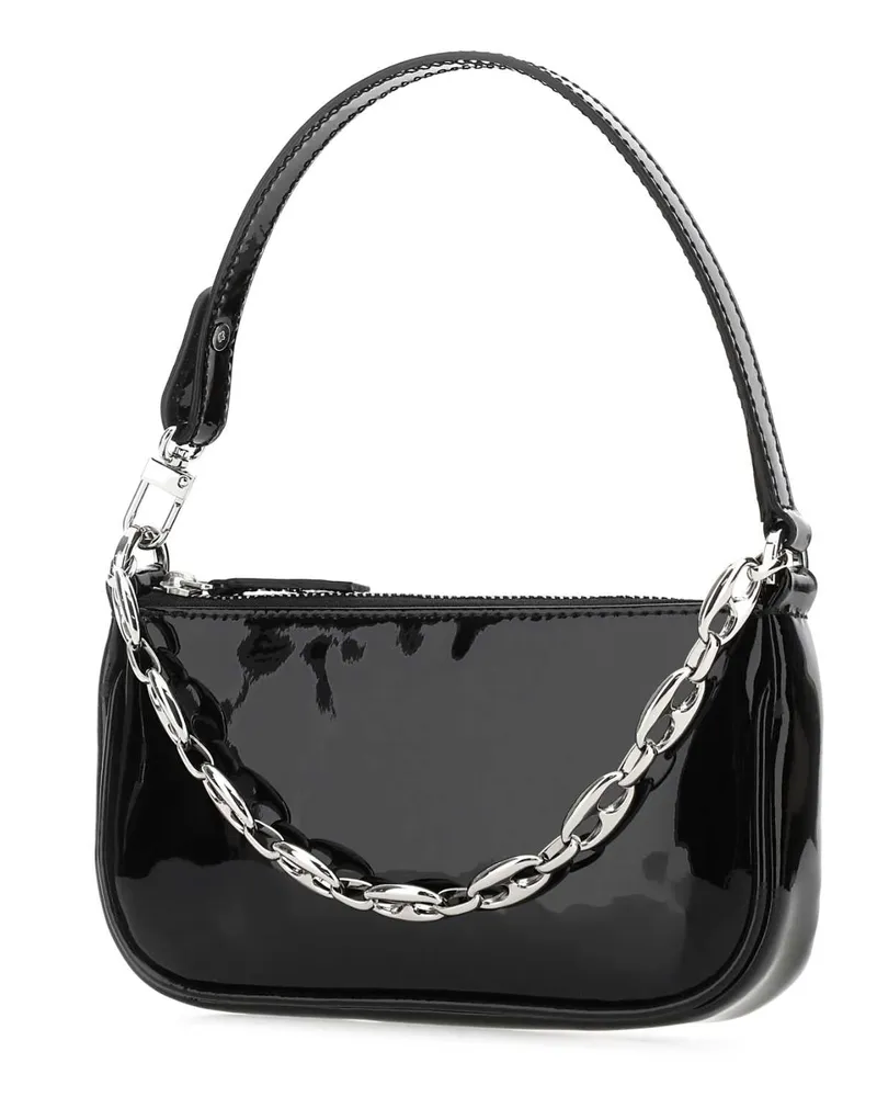 by FAR Women's Black Leather Mini Rachel Handbag Bl Borse A Mano Bag Black