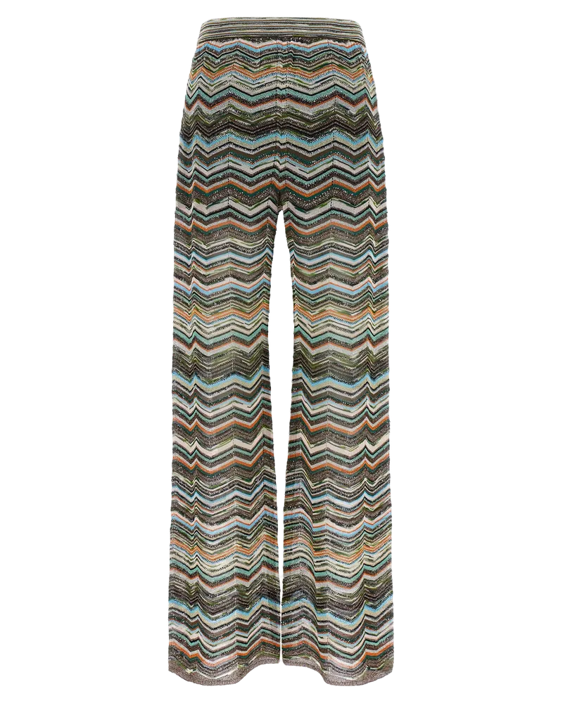 Missoni Women's Multicolor Viscose Flared Pants Multicolor