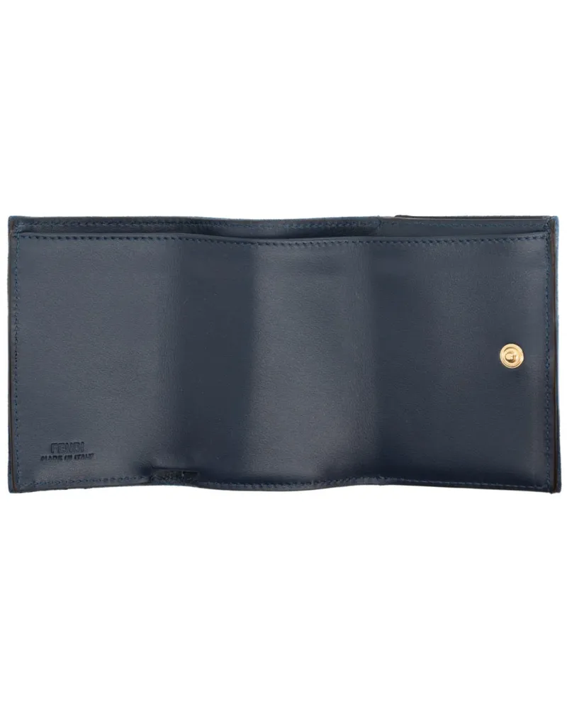 Fendi Baguette Wallet — Blue Blue