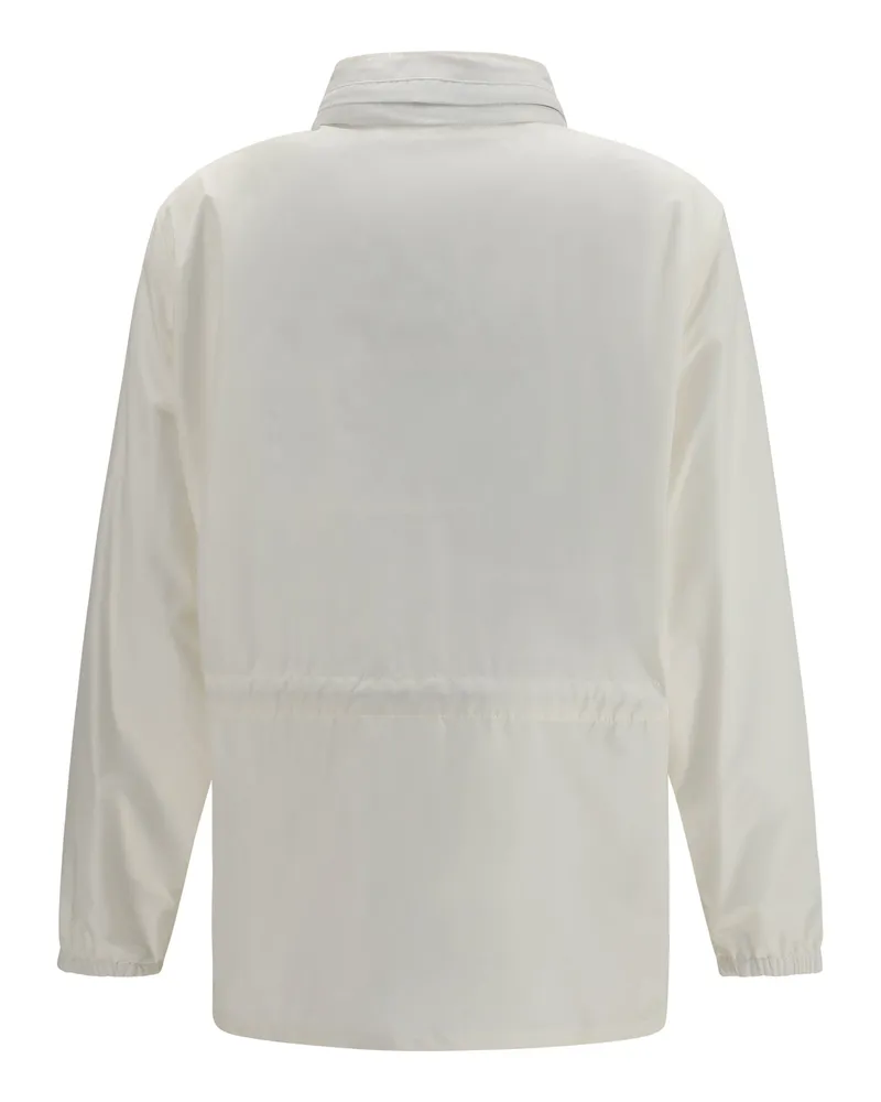 Burberry Women's Jacket Blackpool Nylon Seashell White Polyamide 