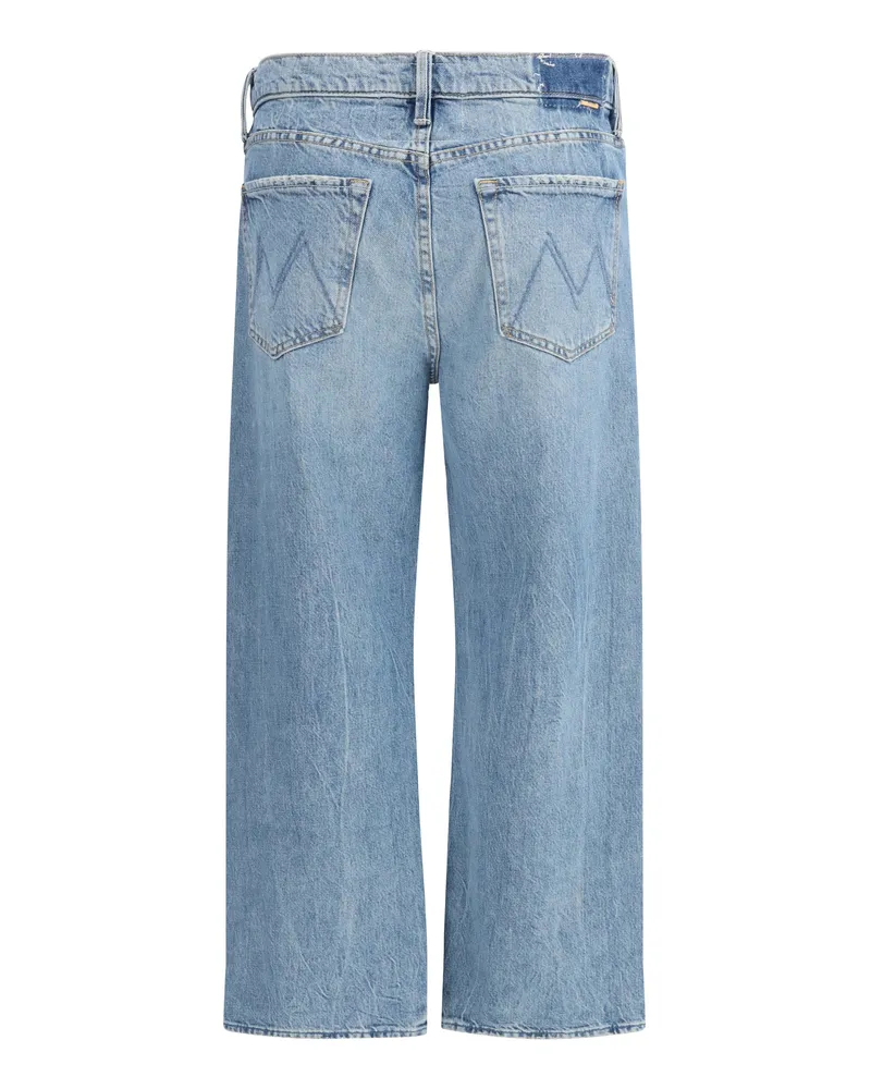 Mother Women's The Dodger Flood Jeans Folk Star Cotton Blue