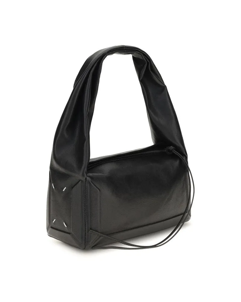 Maison Margiela Women's East West Shoulder Bag Black Mutton Black