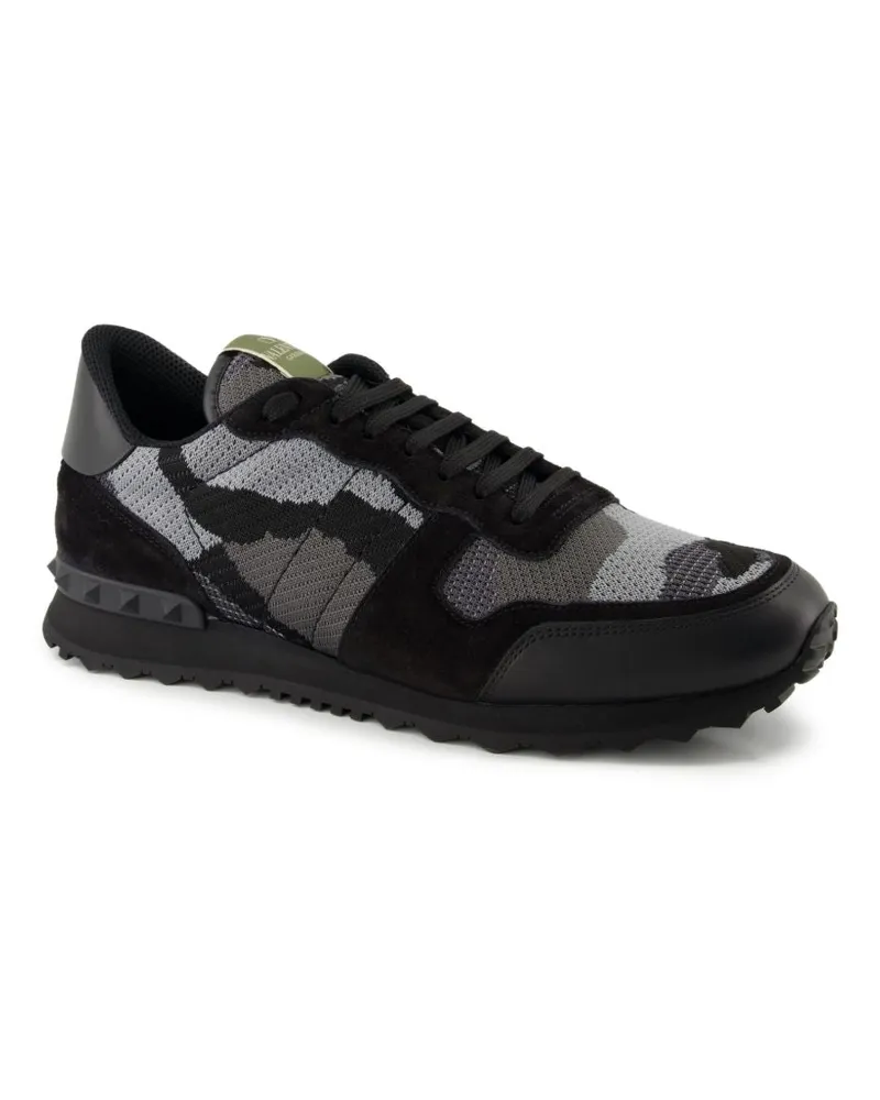 Valentino Garavani Rockrunner Sneaker — Black Black