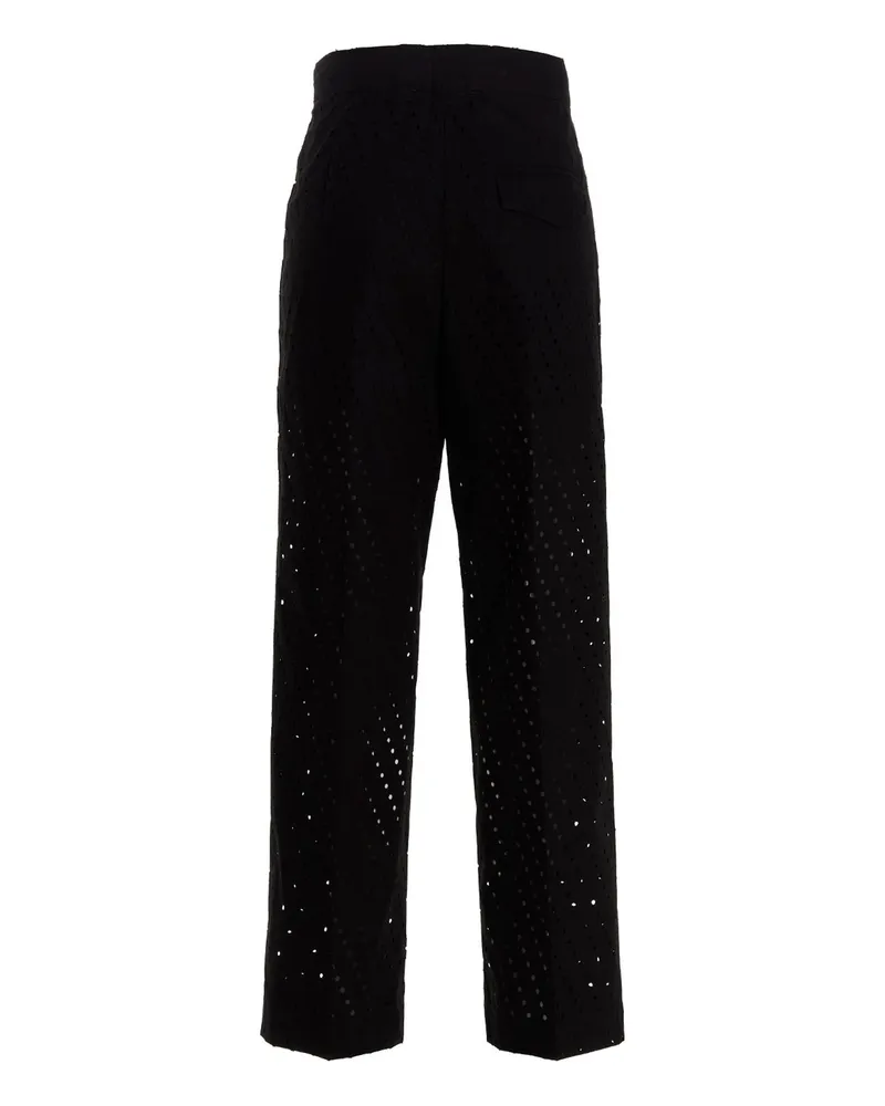 NUDE Studded Trousers — Black Black