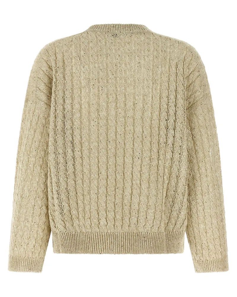 Brunello Cucinelli Women's Beige Linen Cardigan Clothing Beige
