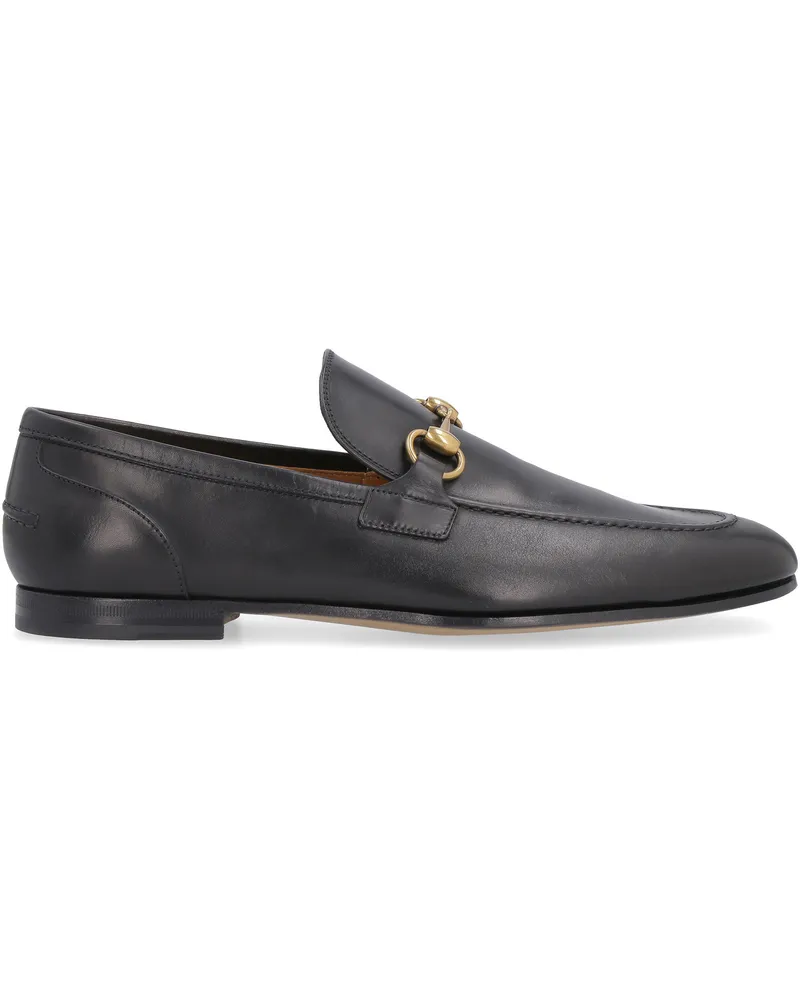 Gucci Men's Leather Loafers Black Black