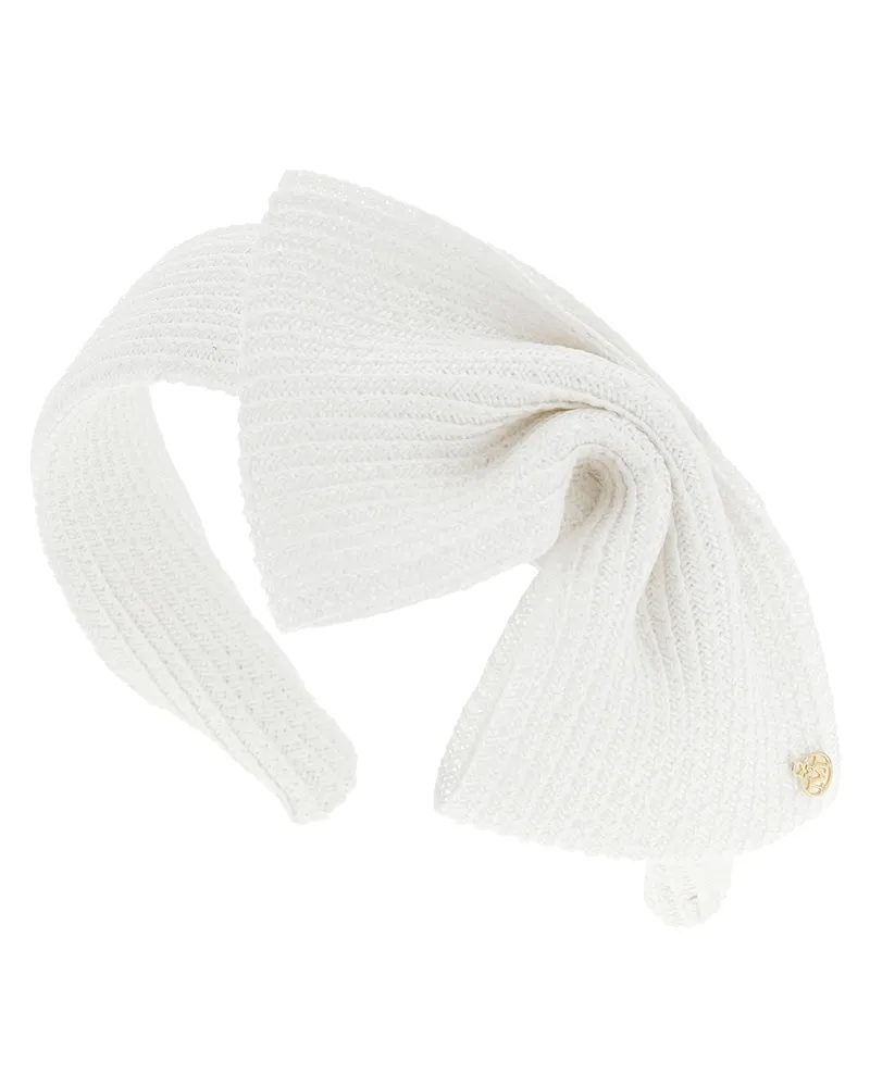 Maison Michel Beth Headband — White White
