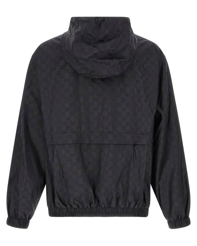 Gucci GG Monogram Nylon Jacket — Black Black