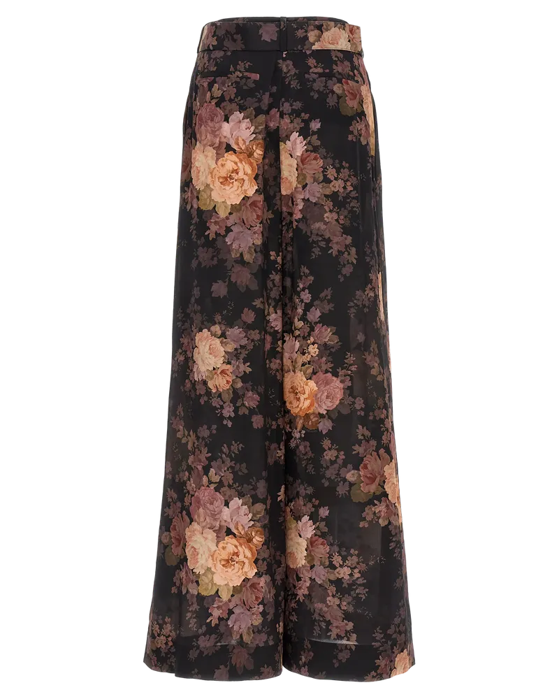 Zimmermann Illustration Tuck Trousers — Black Black