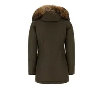 Arctic Raccoon Parka Down Jacket — Green