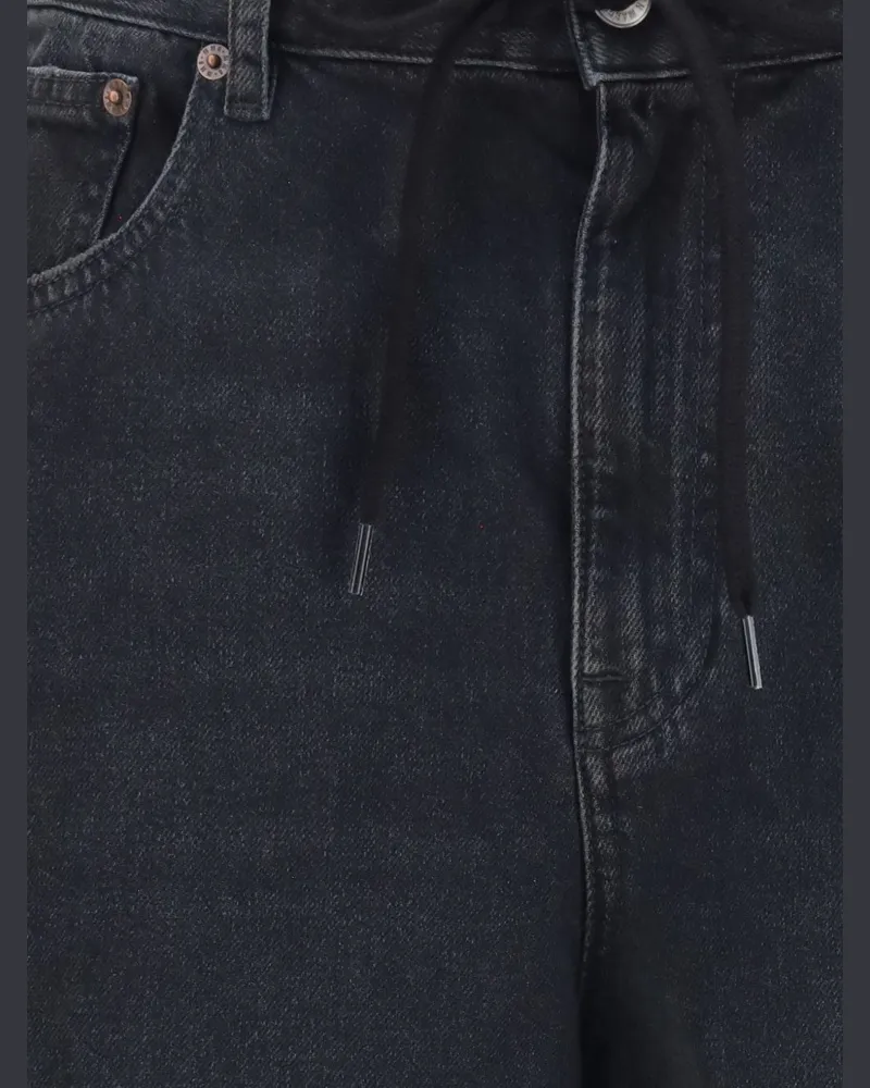 Maison Margiela Wide-Leg Denim Jeans — Black Black