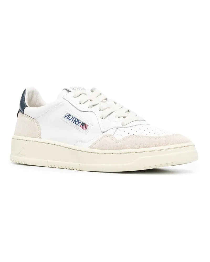 AUTRY Men's Medalist Suede-Panel Sneakers Ss26 M White