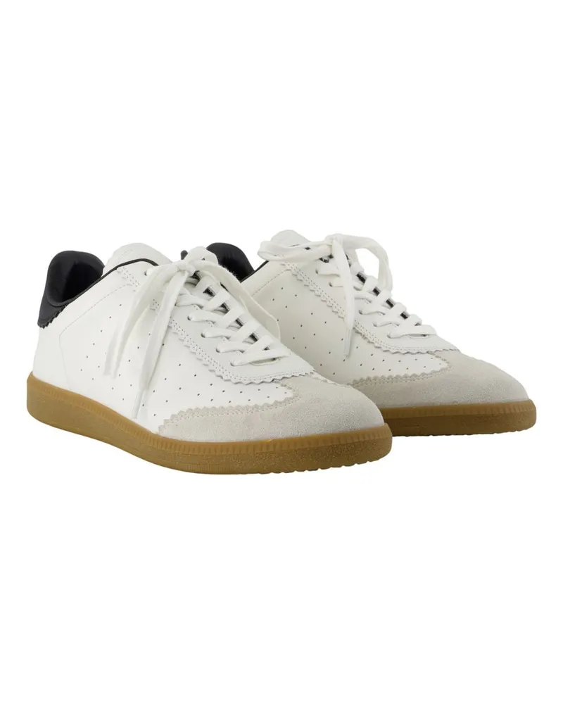 Isabel Marant Men's Brycy Trainers -  Leather White Calfskin Shoes Sneakers White
