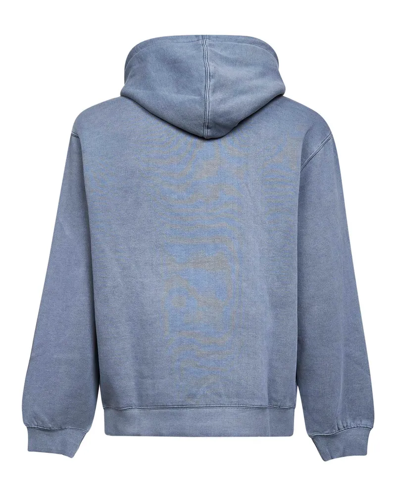 Carhartt WIP Men's Hooded Torion Hoodie Light Blue Cotton Sweatshirts Sweater Blue
