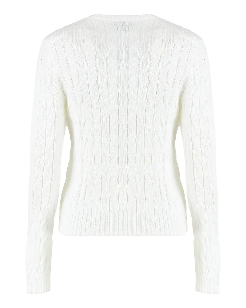 Ralph Lauren Cable Knit Sweater — White White