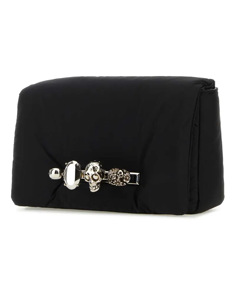 Alexander McQueen Men's Black Nylon The Puffy Knuckle Belt Bag Marsupi Black