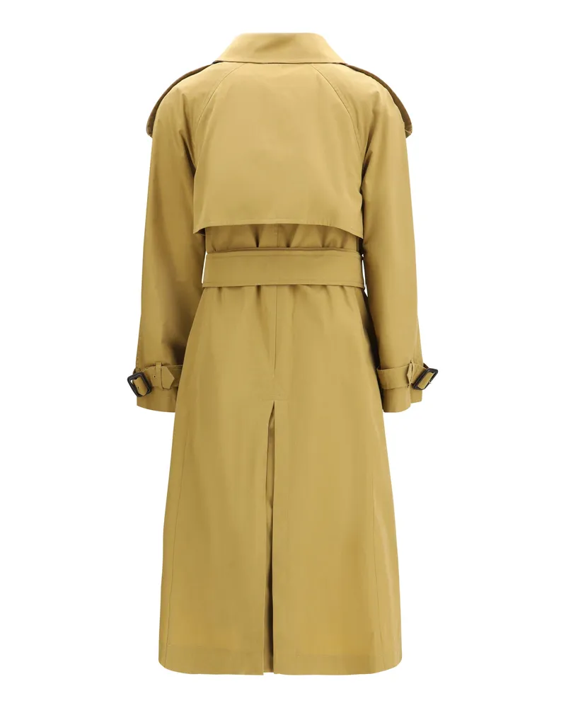Burberry Women's Fitzrovia Trench Lignum Brown Ww Pro Polyester; Cotton Coats Brown