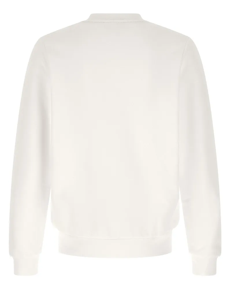 Lacoste Embroidered Logo Sweatshirt — White White