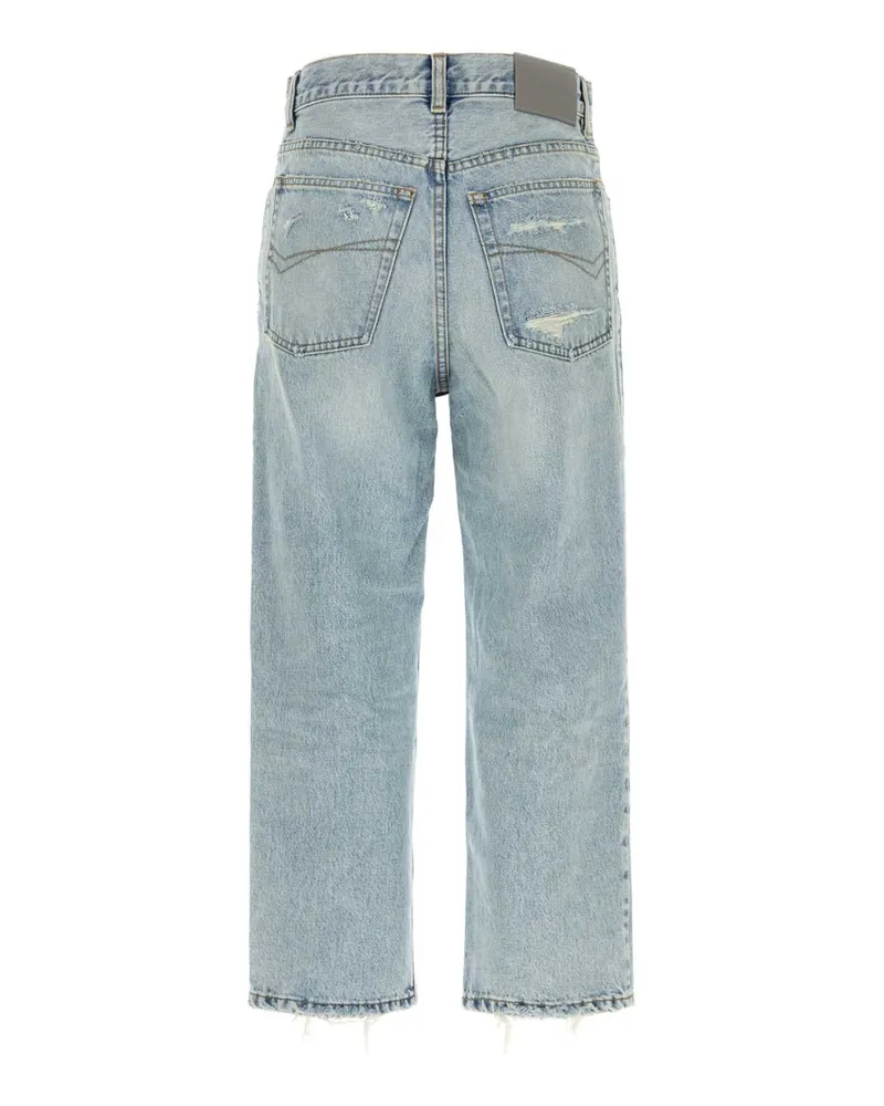 Balenciaga Jackie Capri Jeans — Blue Blue