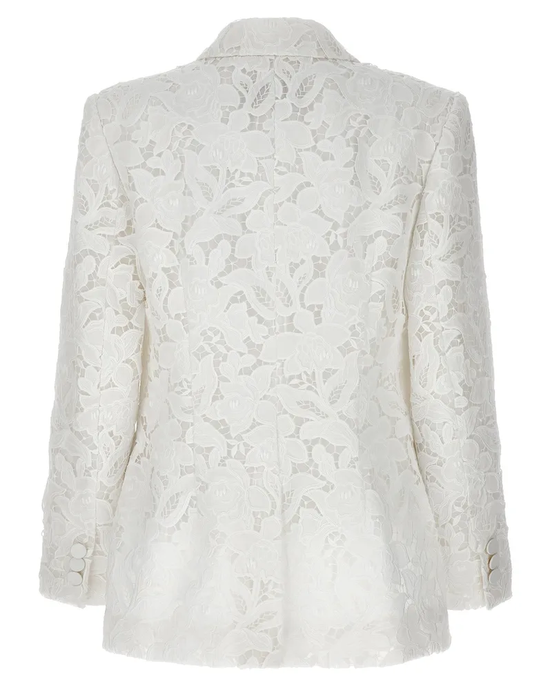 Zimmermann Women's White Polyester Blazer Clothing White