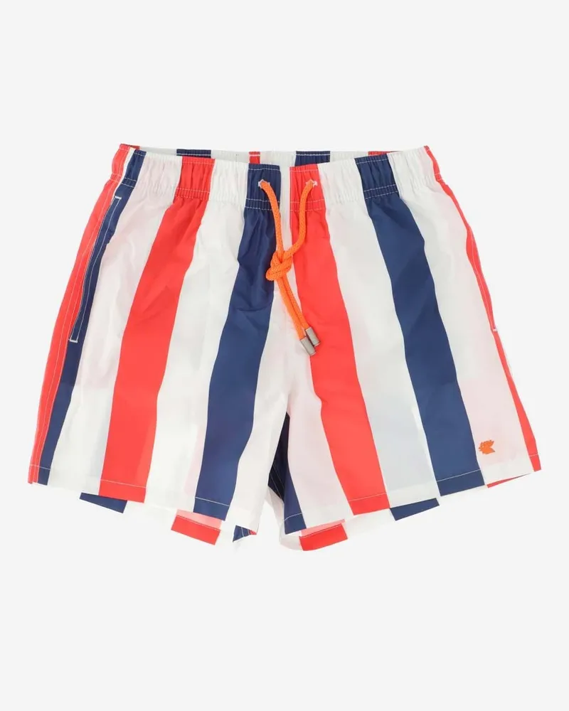 Gallo Boys' Swim Shorts Multicolour Stripes Polyester & Trunks Multicolor