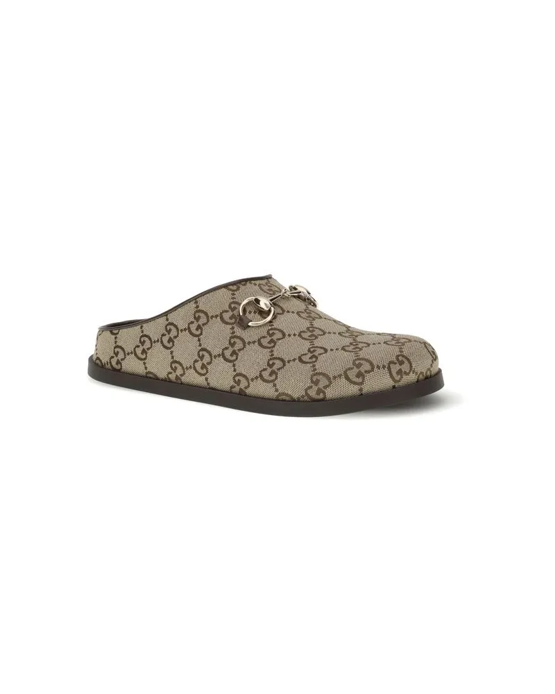 Gucci Women's Beige Rubber Mules Beige