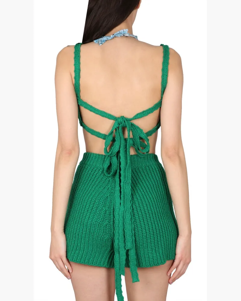 Alanui Palm Springs Tank Top — Green Green