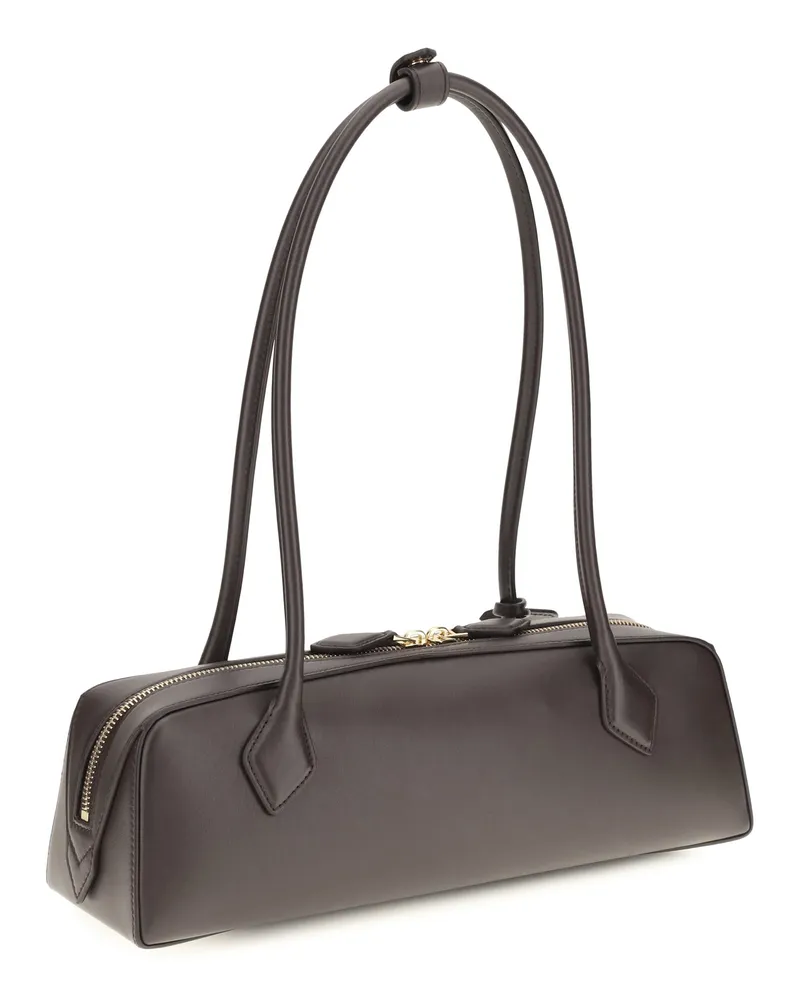 Alaïa Le Teckel Shoulder Bag — Brown Brown