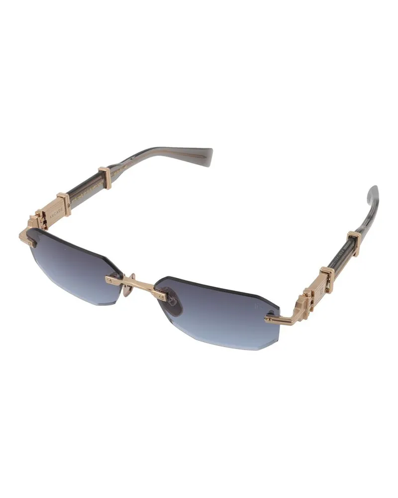 Balmain ARCADE Sunglasses — Gold Gold