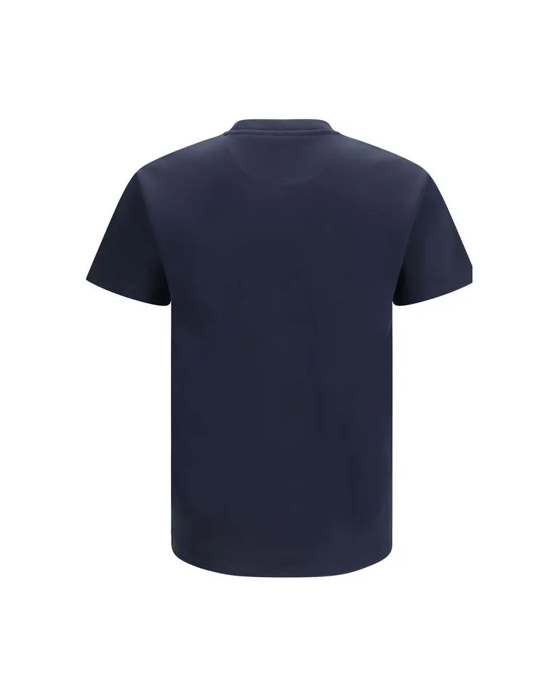 Fendi Men's Blue Cotton T-Shirt Navy