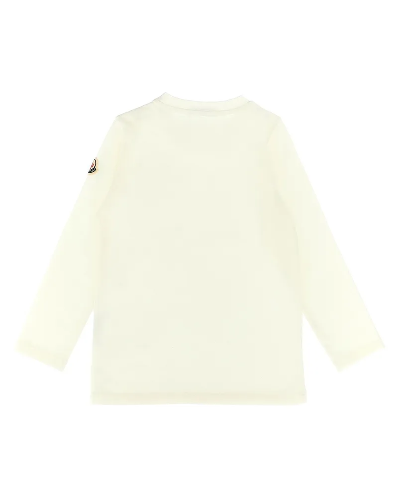 Moncler Teddy Bear Print T-shirt — Cream Cream