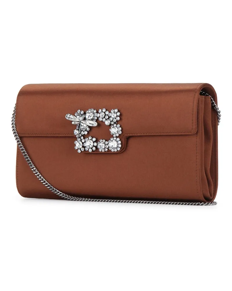 Roger Vivier Cacao Leather Borse A Mano Bag Brown