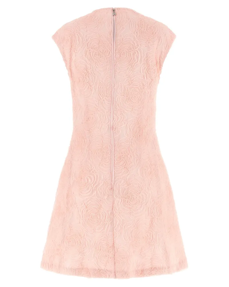 ROTATE Birger Christensen Floral Mesh Dress — pink Pink