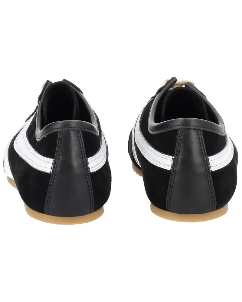 Dries van Noten Leather Sneakers — Black Black