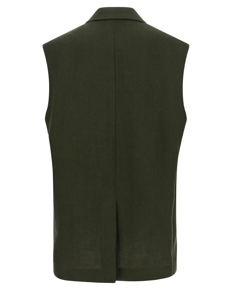 Max Mara Vest — Olive Green Olive