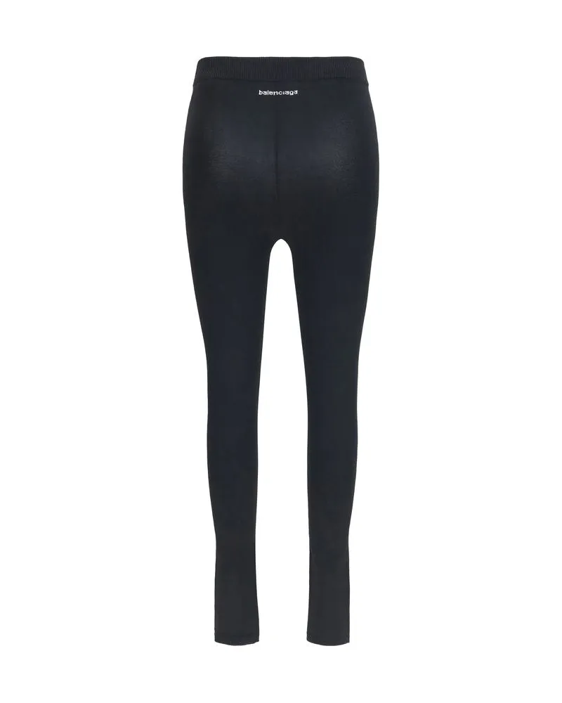 Balenciaga Viscose Leggings — Black Black