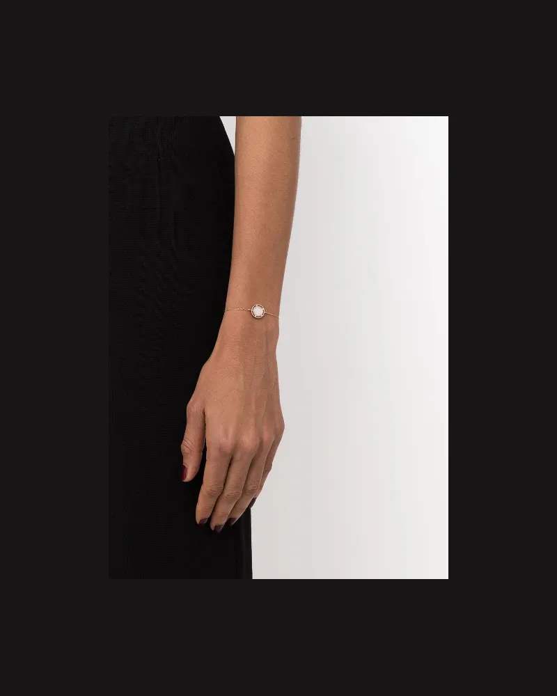 DAMIANI Women's 18kt Rose Gold D.side Diamond Bracelet Continuty Rose