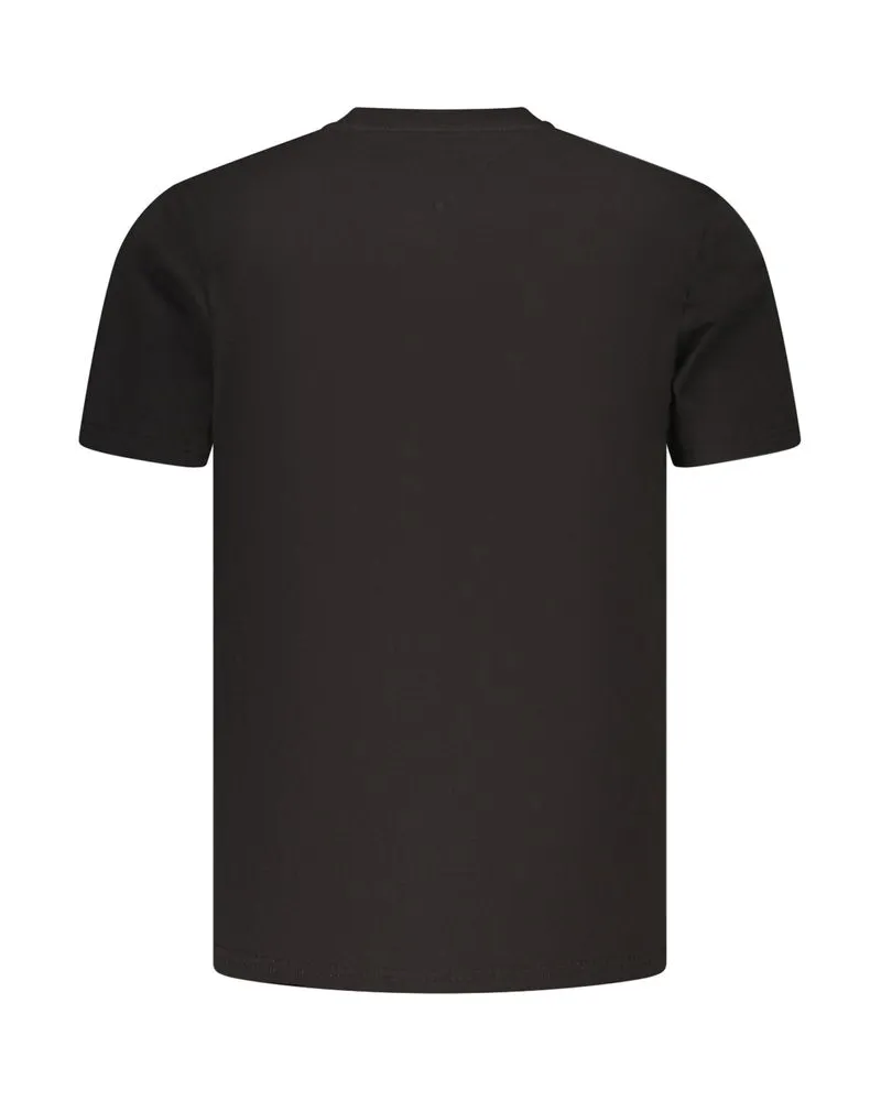 Tommy Hilfiger Logo-Embroidered Cotton T-Shirt — Black Black