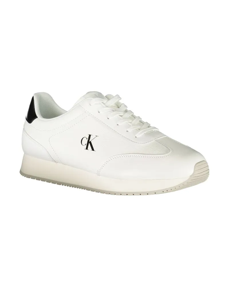 Calvin Klein Logo Sneaker — White White
