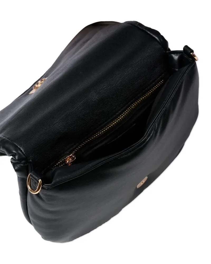 MSGM Girls' Shoulder Bag Eco-Leather Black Polyurethane Fibre Black