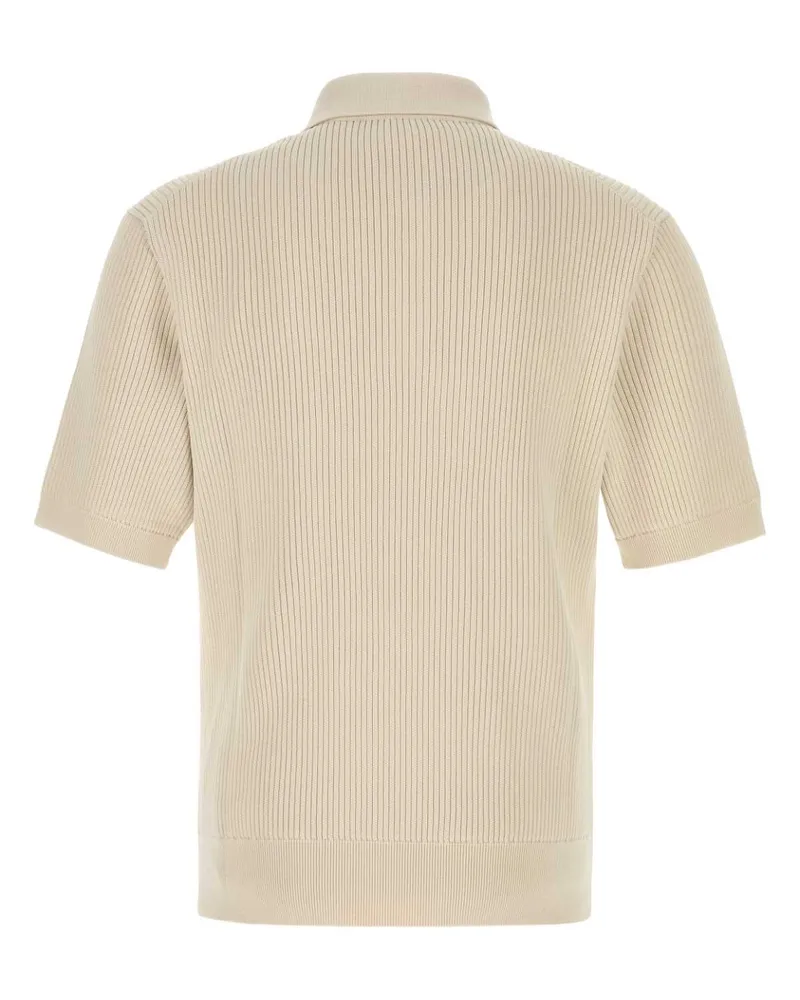 Dolce & Gabbana Panna Exterior: Cotton Polo T-shirts And Polos Beige